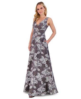 Floral Jacquard Dress - Macy's Floral Jacquard Dress - Macy's