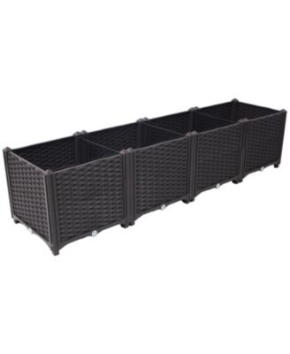 Raised Garden Bed for Flowers, Herbs & Vegetables