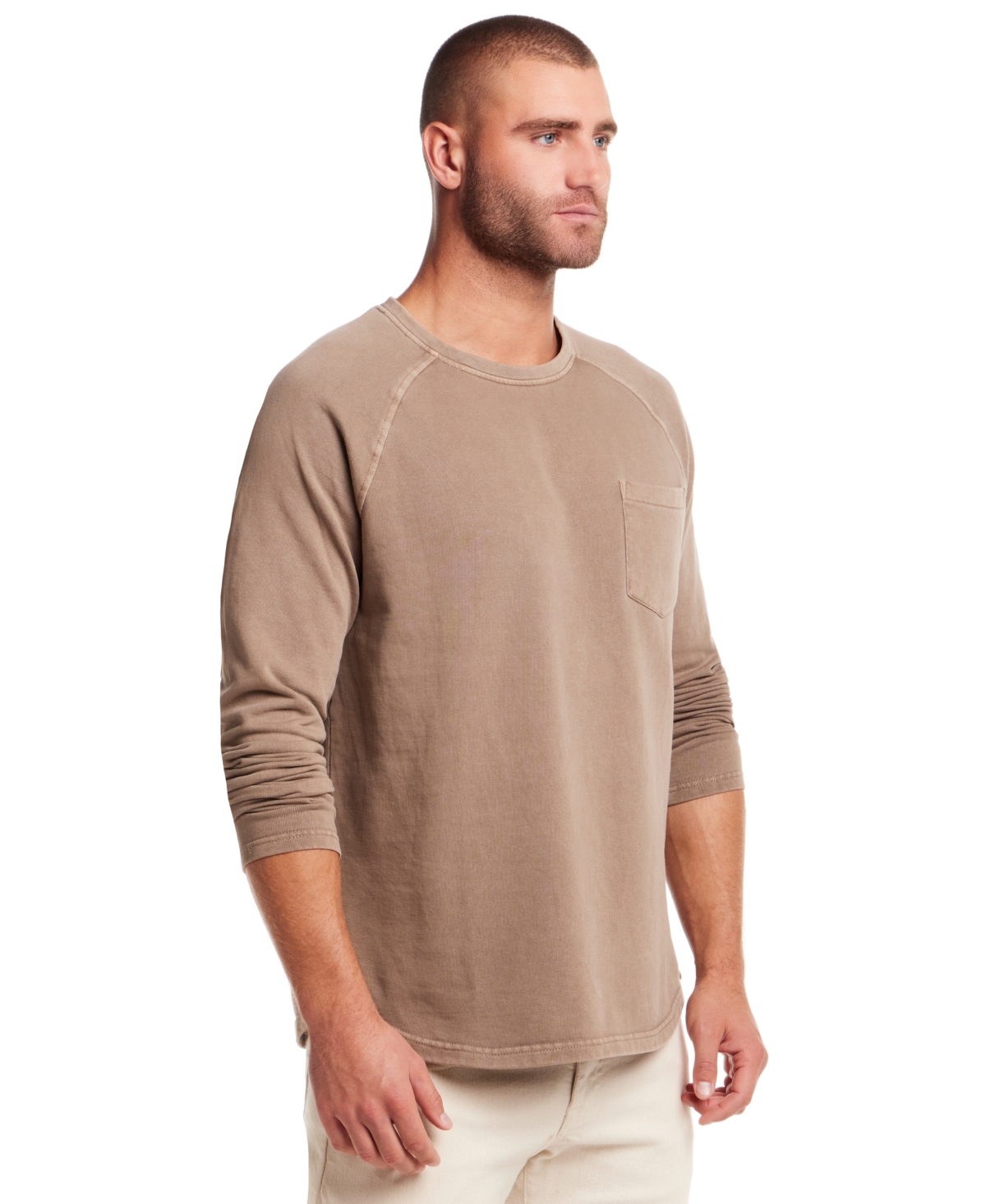 WEATHERPROOF VINTAGE MEN'S REGULAR-FIT RAGLAN-SLEEVE POCKET SWEATSHIRT 