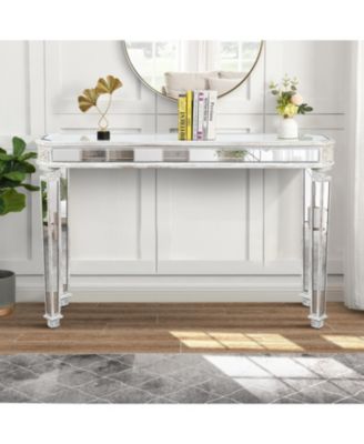 Streamdale Vintage Carved Mirror Console Table