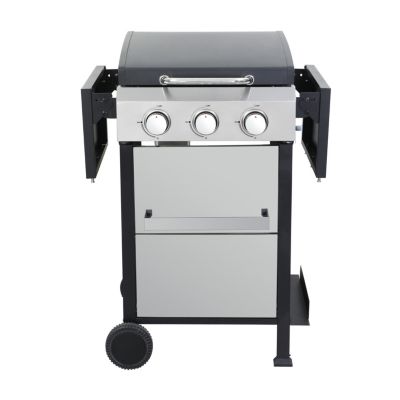 Streamdale 3-Burner Propane BBQ Grill with SS Plancha & 36900BTU
