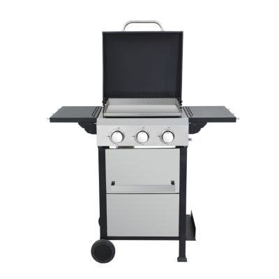 Streamdale 3-Burner Propane BBQ Grill with SS Plancha & 36900BTU