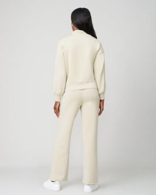 Women's Mockneck Modal Top & Wide Leg Pant