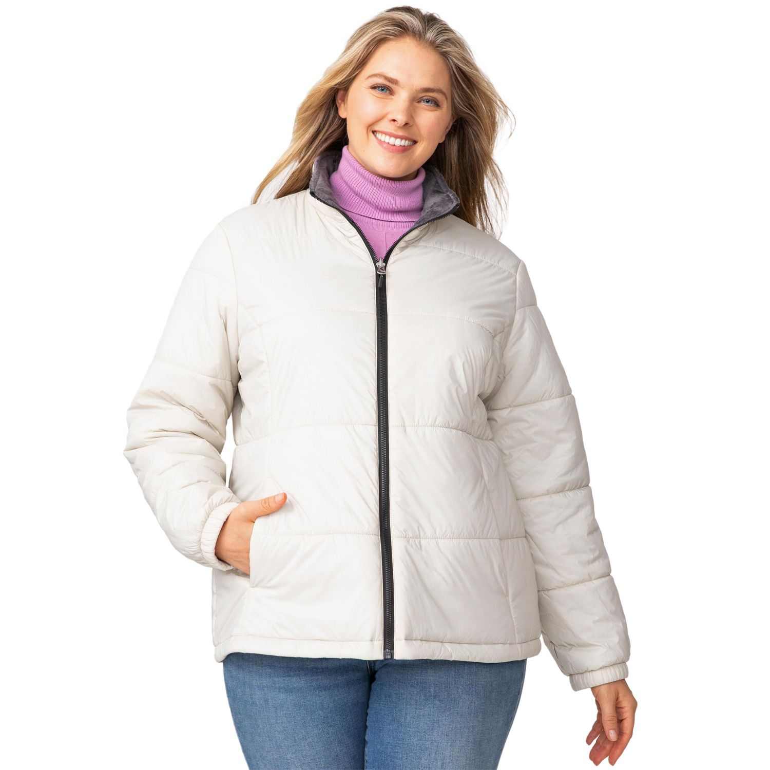 Plus Size Back of Bell 3-in-1 Systems Jacket