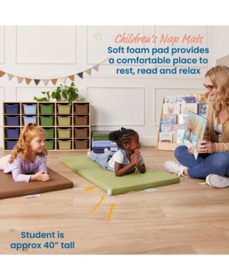 SoftZone Folding Rainbow Rest Mats, Assorted, 5-Piece