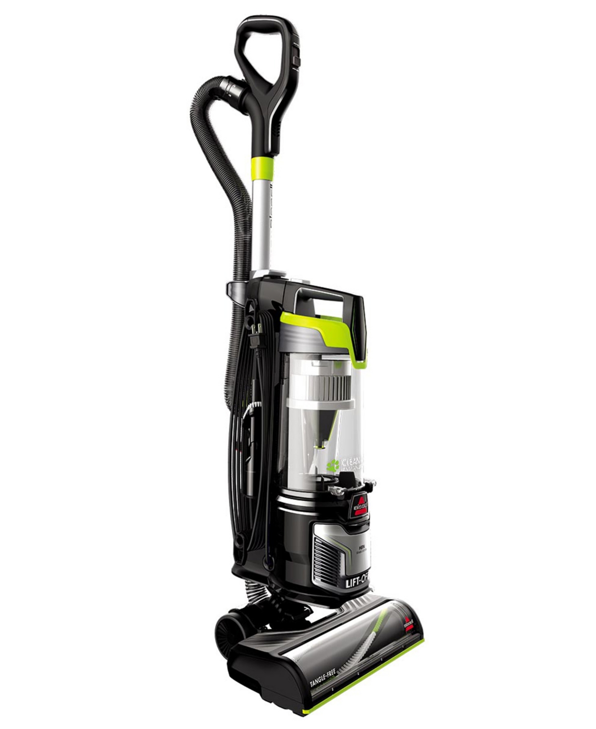 Bissell CleanView Allergen Pet LiftOff Convertible Vacuum - Gray With Green Accents
