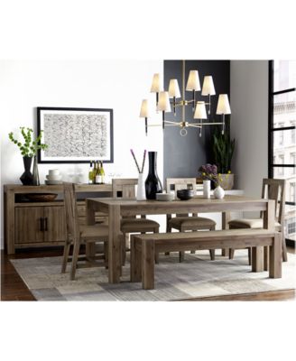 dining chairs with bench set