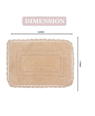 Home Weavers Casual Elegance Reversible Bath Rug, 17" x 24"