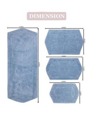 Waterford 4 Piece Bath Rug Set