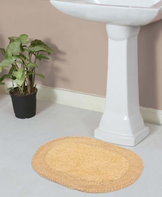 Double Ruffle Bath Rug, 17" x 24"