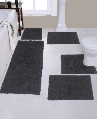 Bell Flower 5-Pc. Bath Rug Set