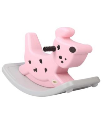 Slickblue Outdoor Rocking Horse Toy with Music Fun Rocking Toy for ...