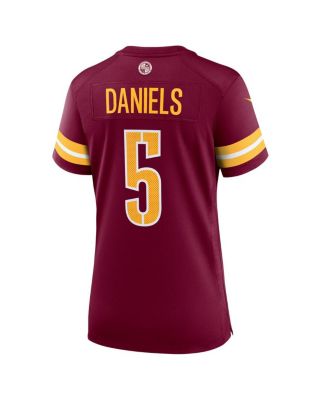 Women's Jayden Daniels Burgundy Washington Commanders Player Game Jersey