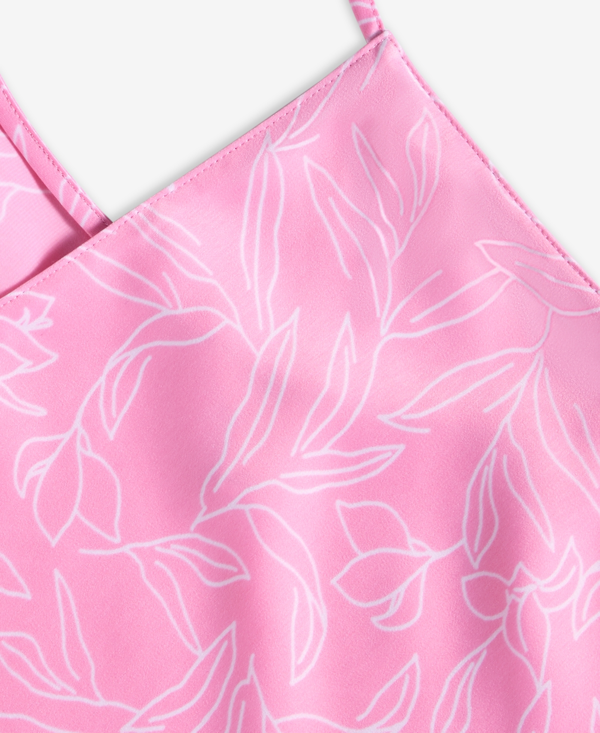 Shop State Of Day Women's Crepe De Chine Chemise, Created For Macy's In Thulian Pink