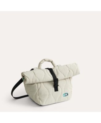 Walker Roll Top Lunch Bag with Adjustable Shoulder Strap Tangerine