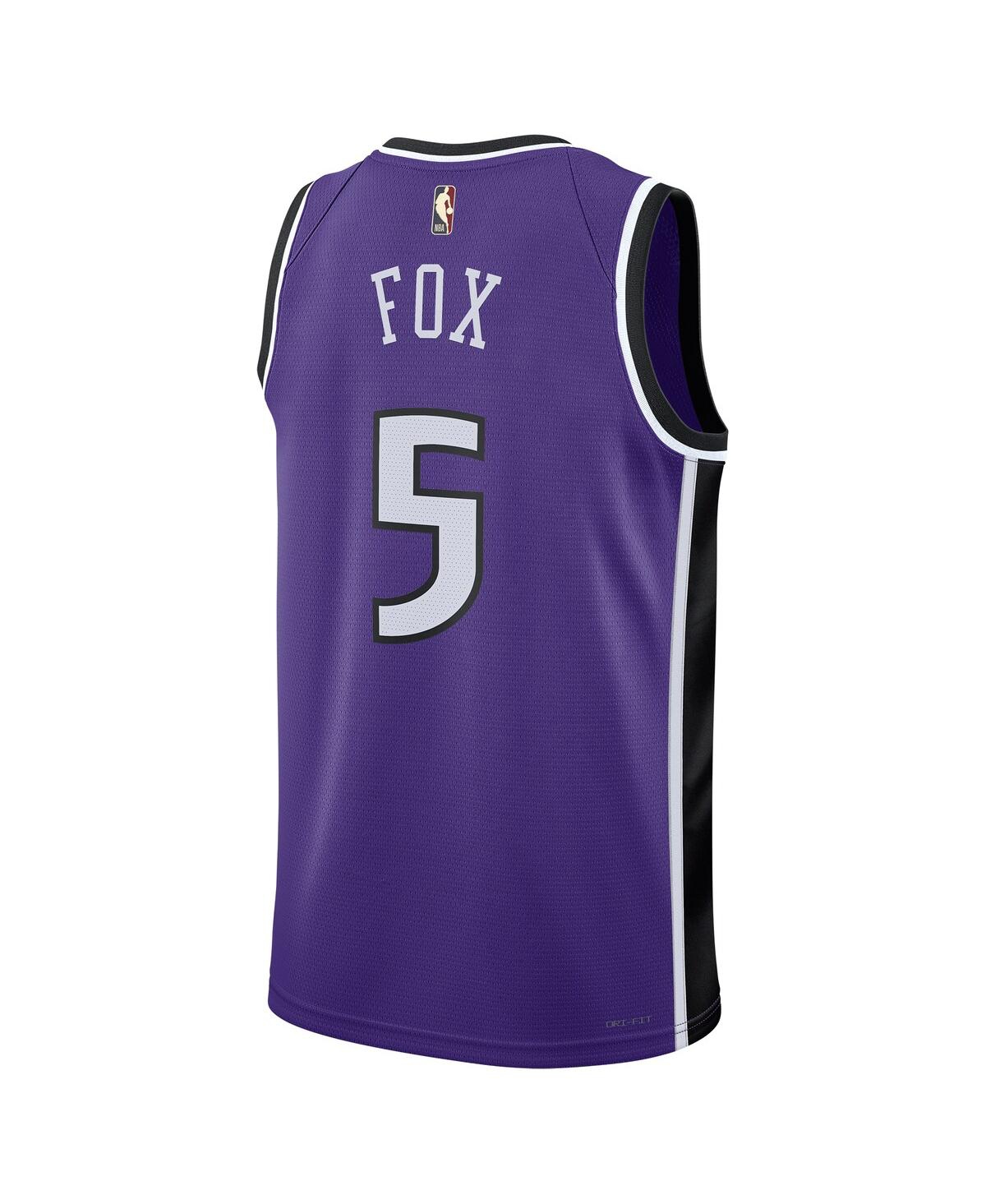 Nike Men's and Women's De'Aaron FoxSacramento Kings 2024/25 Swingman Jersey - Classic Edition - Purple