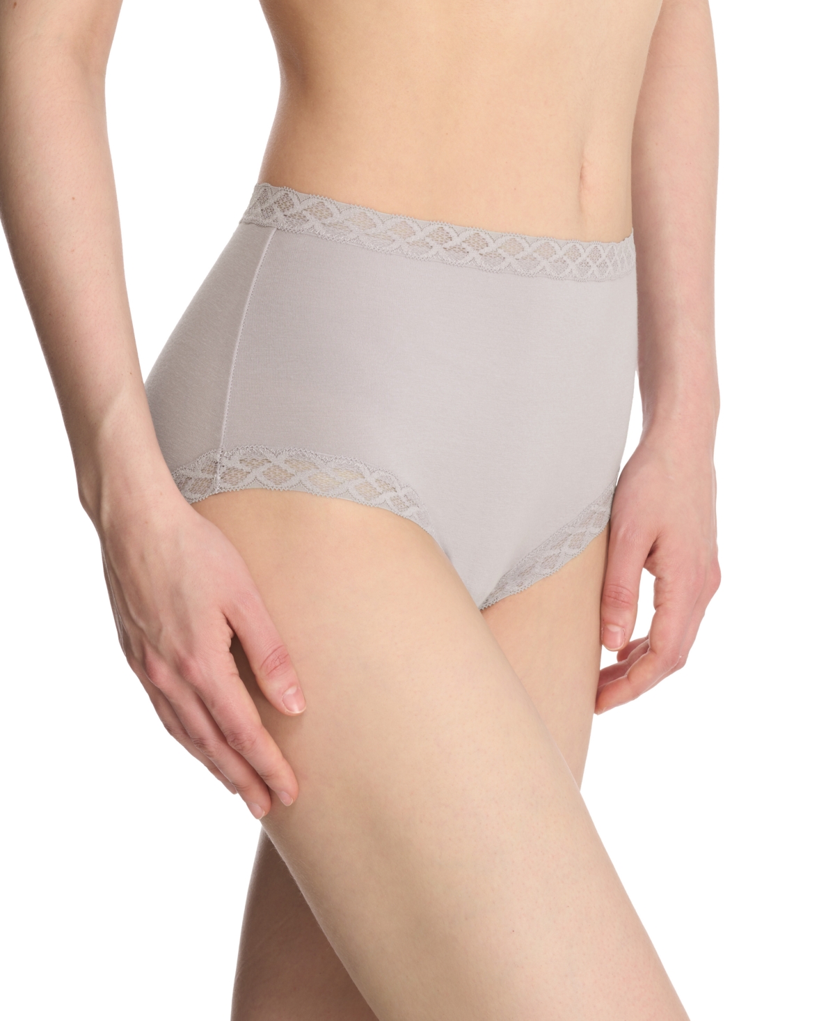 Natori Bliss Cotton Full Brief In Vapor