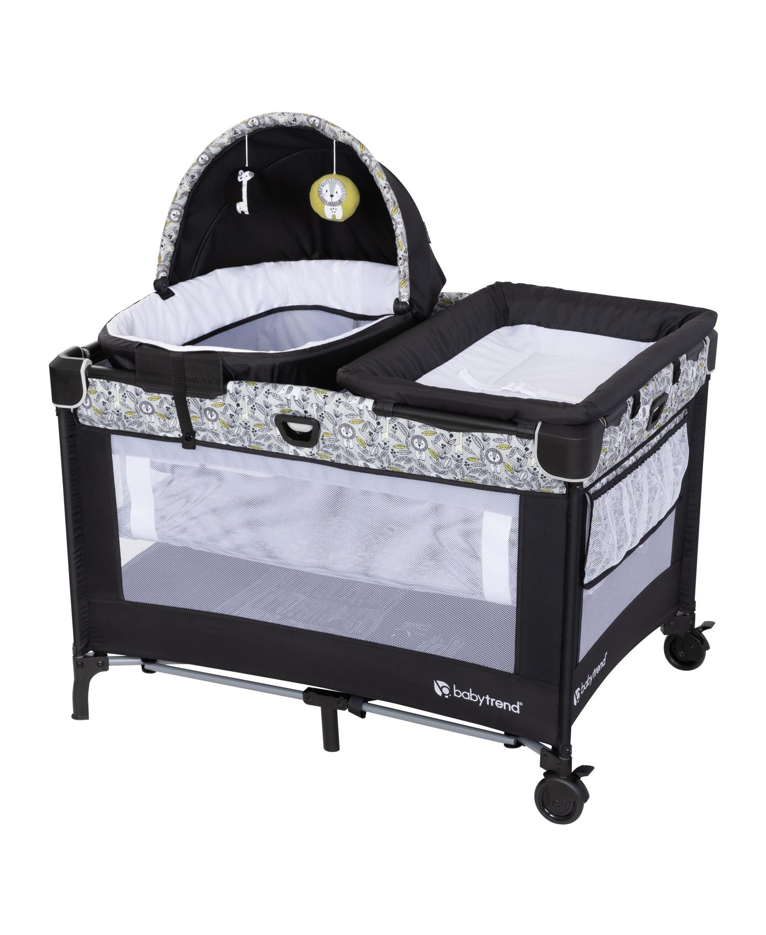Nursery Den Playard with Snooze Pod and Flip Over Changer