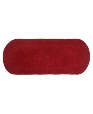 Double Ruffle Bath Rug, 21" x 54"