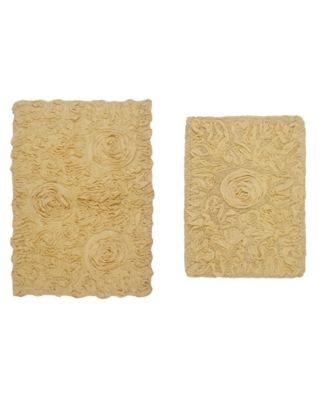 Bell Flower 2-Pc. Bath Rug Set