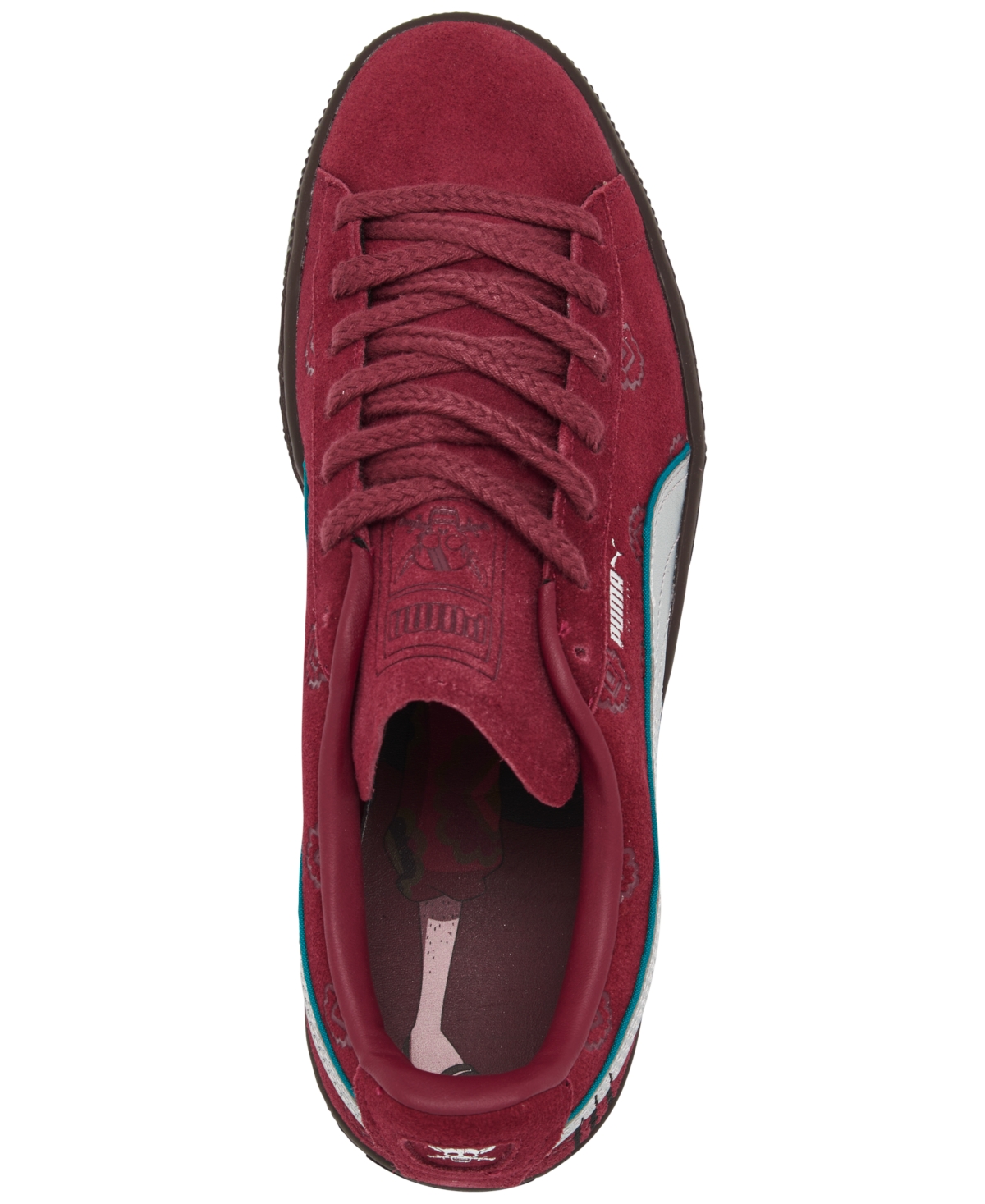 Puma Big Kids Suede x One PieceHair Pirates Casual Sneakers from Finish Line - Red