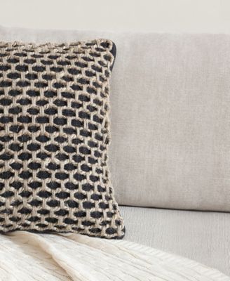Jada Jute Decorative Pillow, 20" x 20"