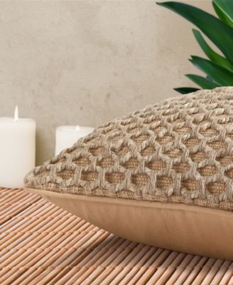 Jada Jute Decorative Pillow, 20" x 20"