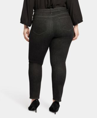 Plus Size Le Silhouette Sheri Slim Jeans