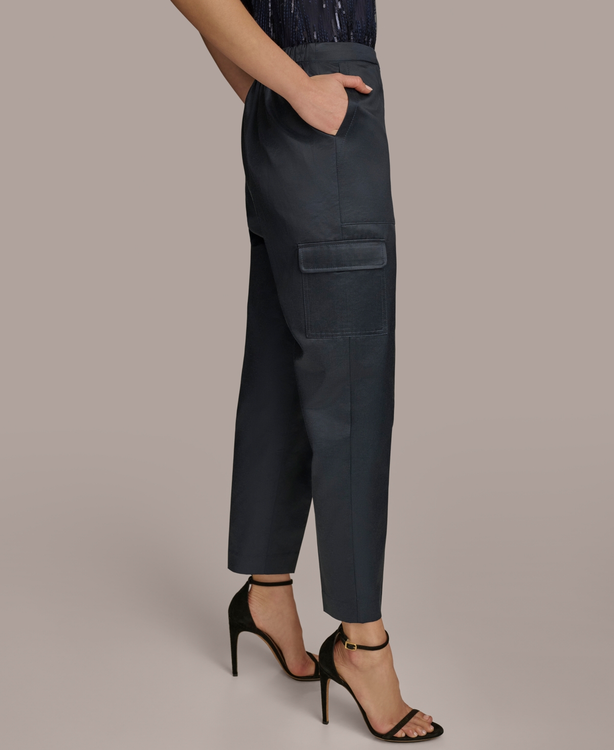 Donna Karan New York Women's Satin Cargo Pants