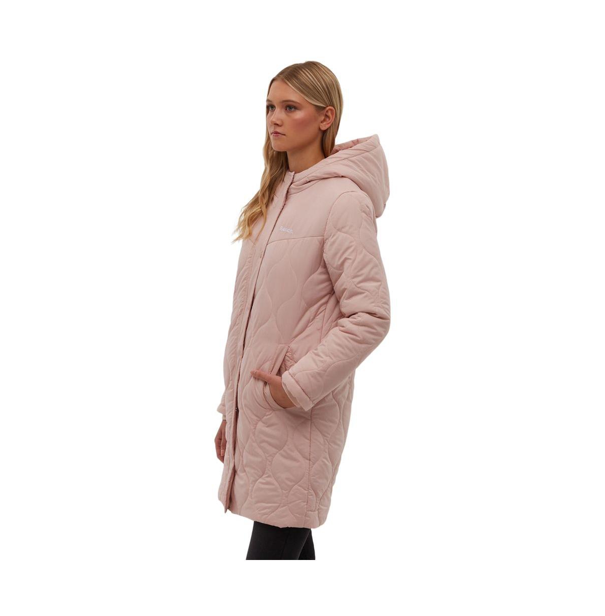 Bench Dna Women's Bench Dakoah Honeycomb Quilted Midi Jacket