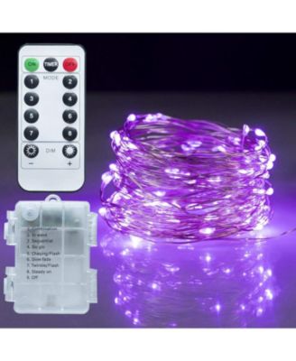 Color Changing Fairy Lights USB Powered with Remote and Timer for Party Decor - 33 ft