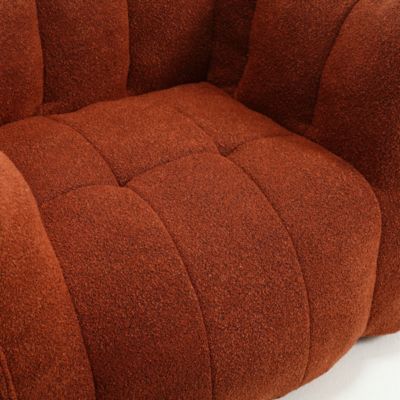 2 PC chenille fabric Soft Bean Bag Chair with Footstool