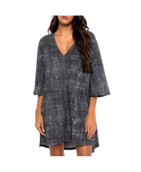 Женское платье Dai Moda Oversized V-NECK Scratch, цвет: Угольный