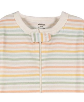 Toddler Boys' Snug Fit Footed Pajamas, 4-Pack, Farm