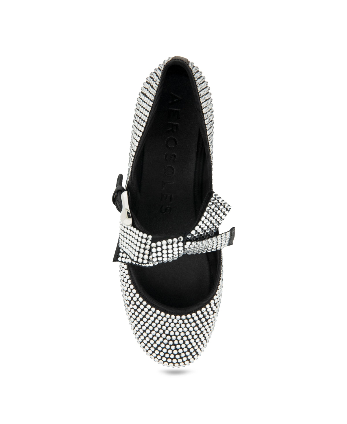 AEROSOLES WOMEN'S POPPY BOW MARY JANE FLATS 