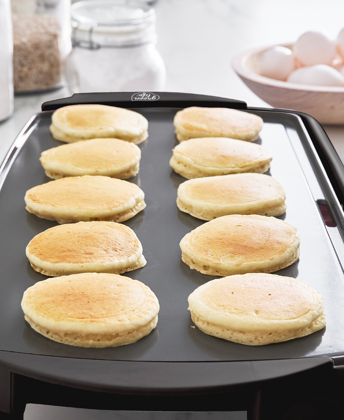 Greenlife 23" Ceramic Nonstick Healthy Griddle Xl In Black