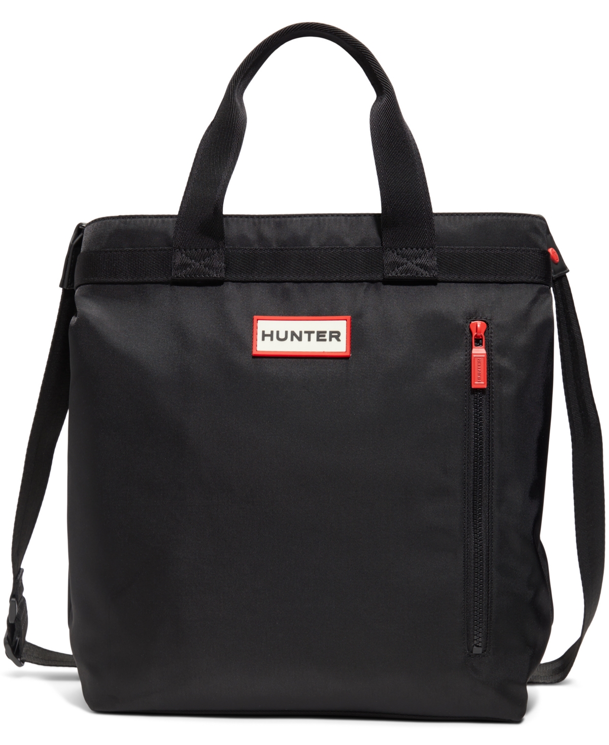 Hybrid Textile Backpack In Black