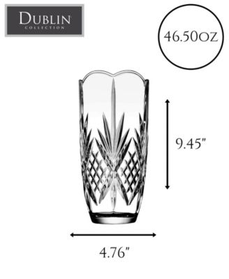Dublin Crystal 9" Vase