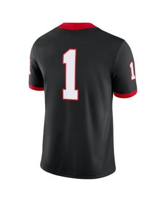 Men's Black Georgia Bulldogs Alternate Game Jersey