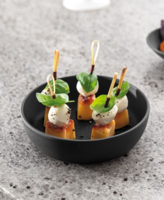 La Petite Boule Black & White 5-Piece Appetizer Set