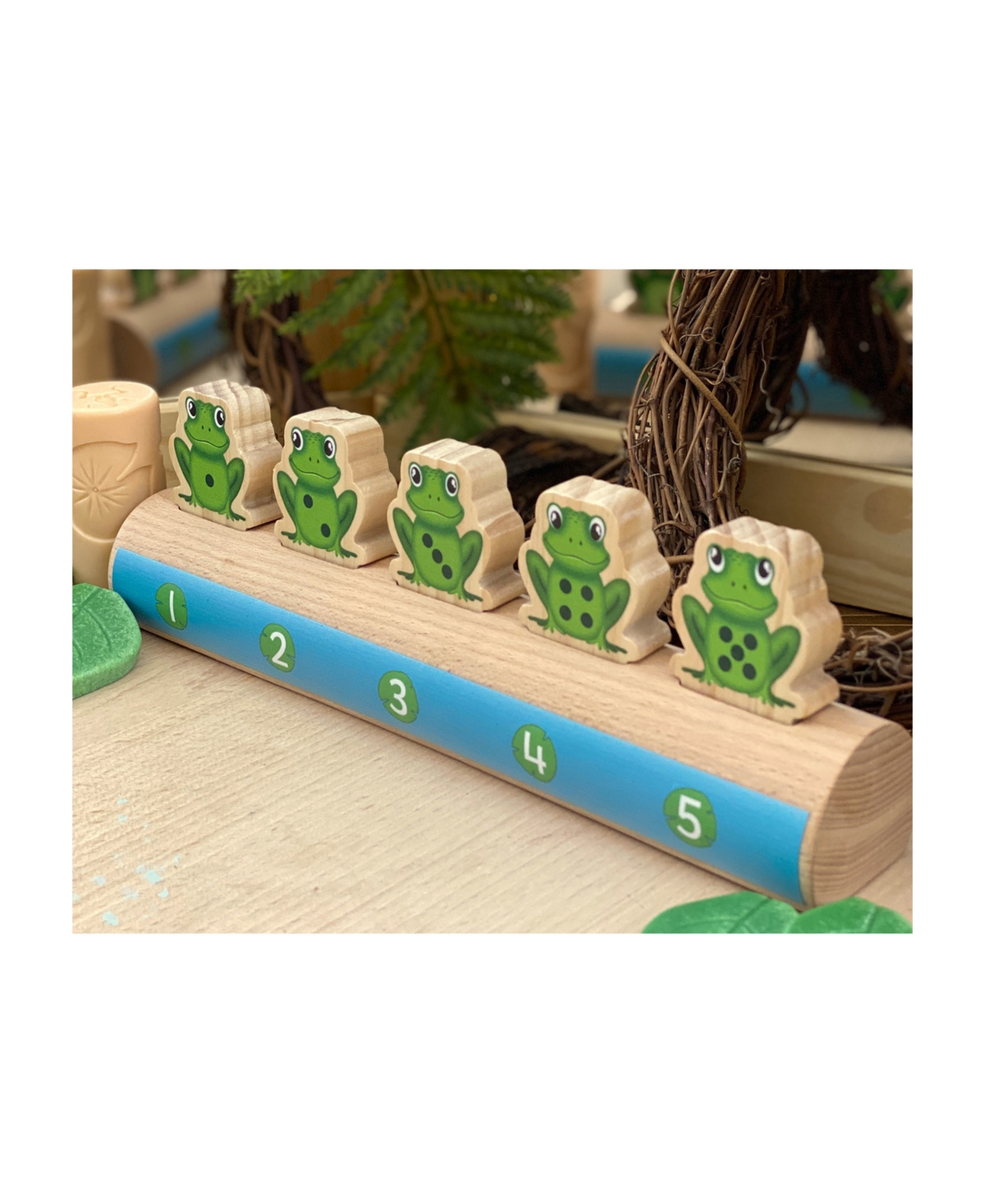Yellow Door Five Frogs On A Log Number Line Tool In Multi