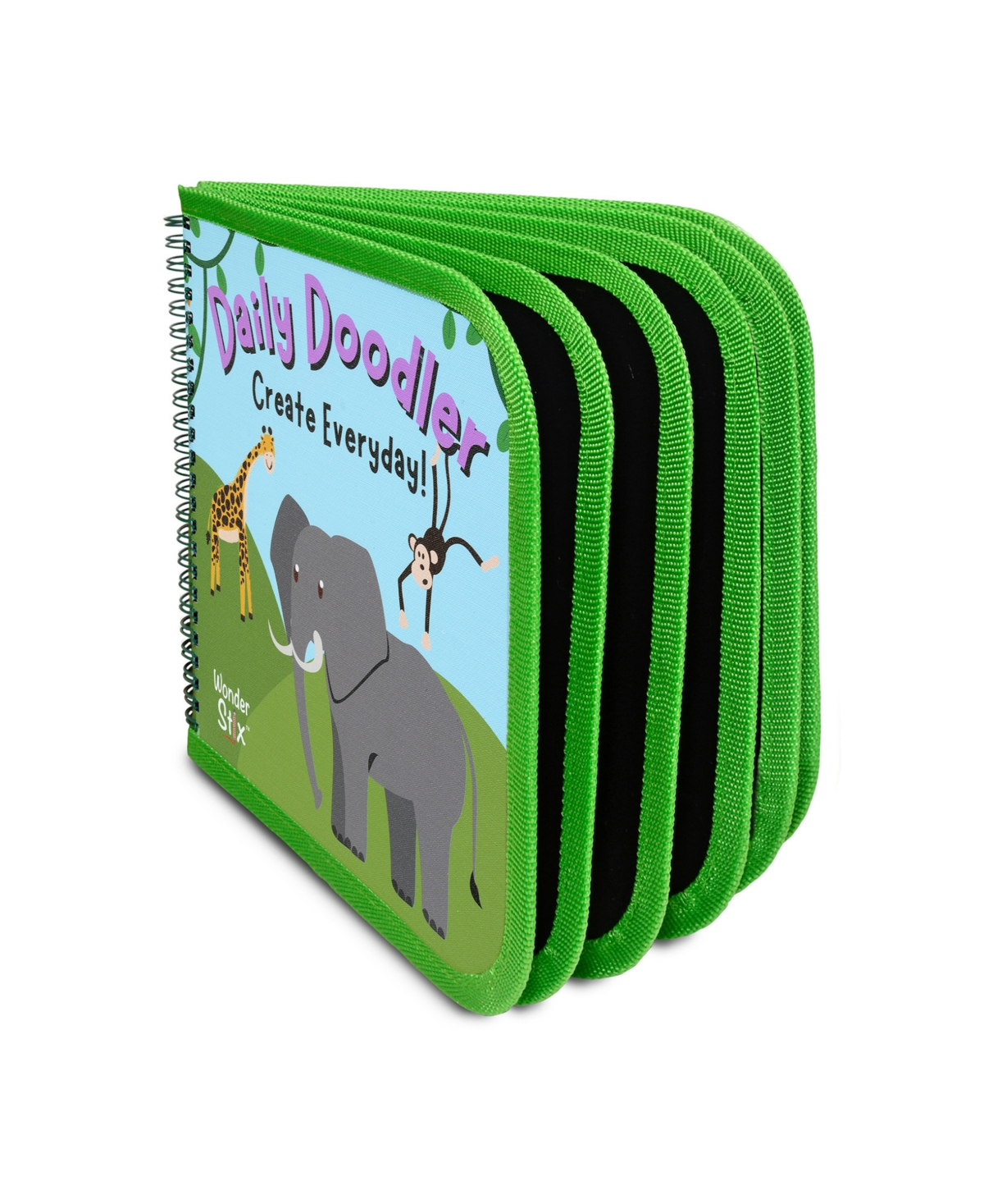 The Pencil Grip Daily Doodler Activity Book-wild Animals Cover In Assorted