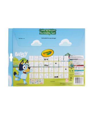 Bluey Color Sticker Activity Set, Pack of 3