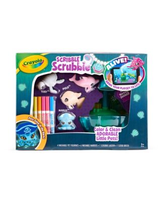 Scribble Scrubbie Ocean Pets Glow Lagoon
