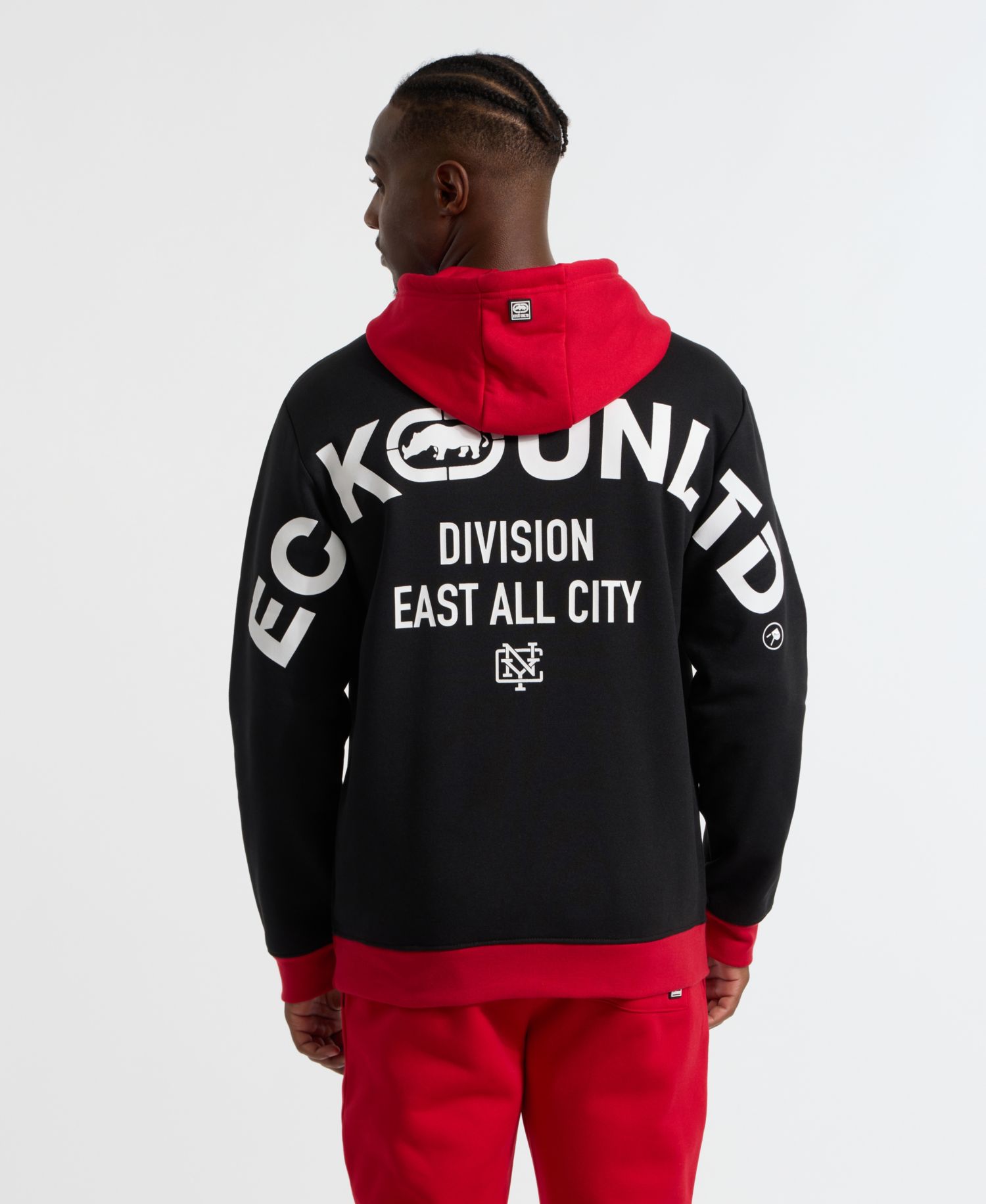 Men's Back Stack Pull Over Hoodie