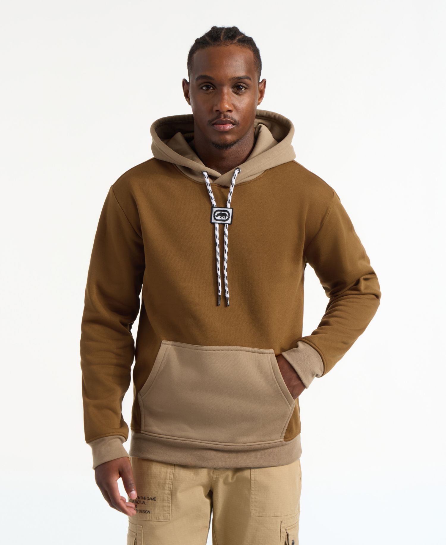 Men's Back Stack Pull Over Hoodie