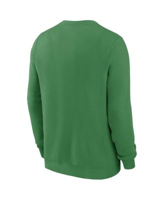 Men's Green Oregon Ducks Legacy Classic Tackle Twill Embroidered&nbsp;Arch Over Logo Pullover Sweatshirt