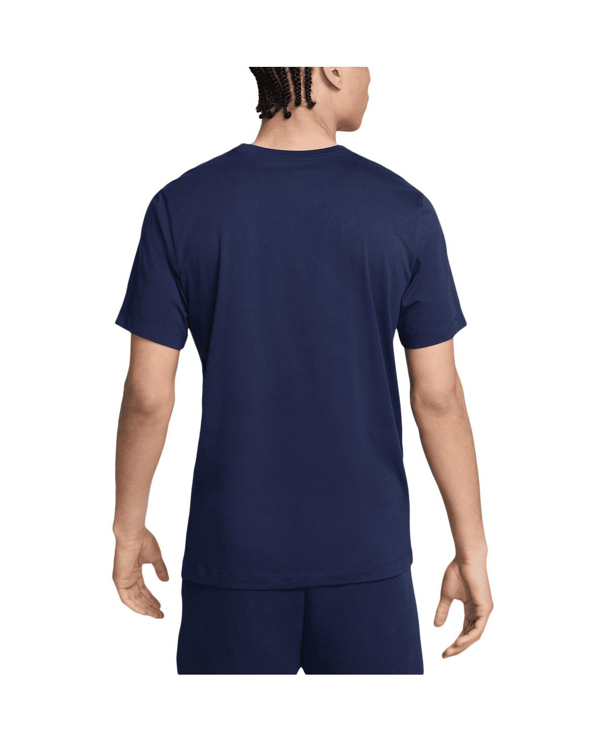 Nike Men'sParis Saint-Germain Crest T-Shirt - Navy