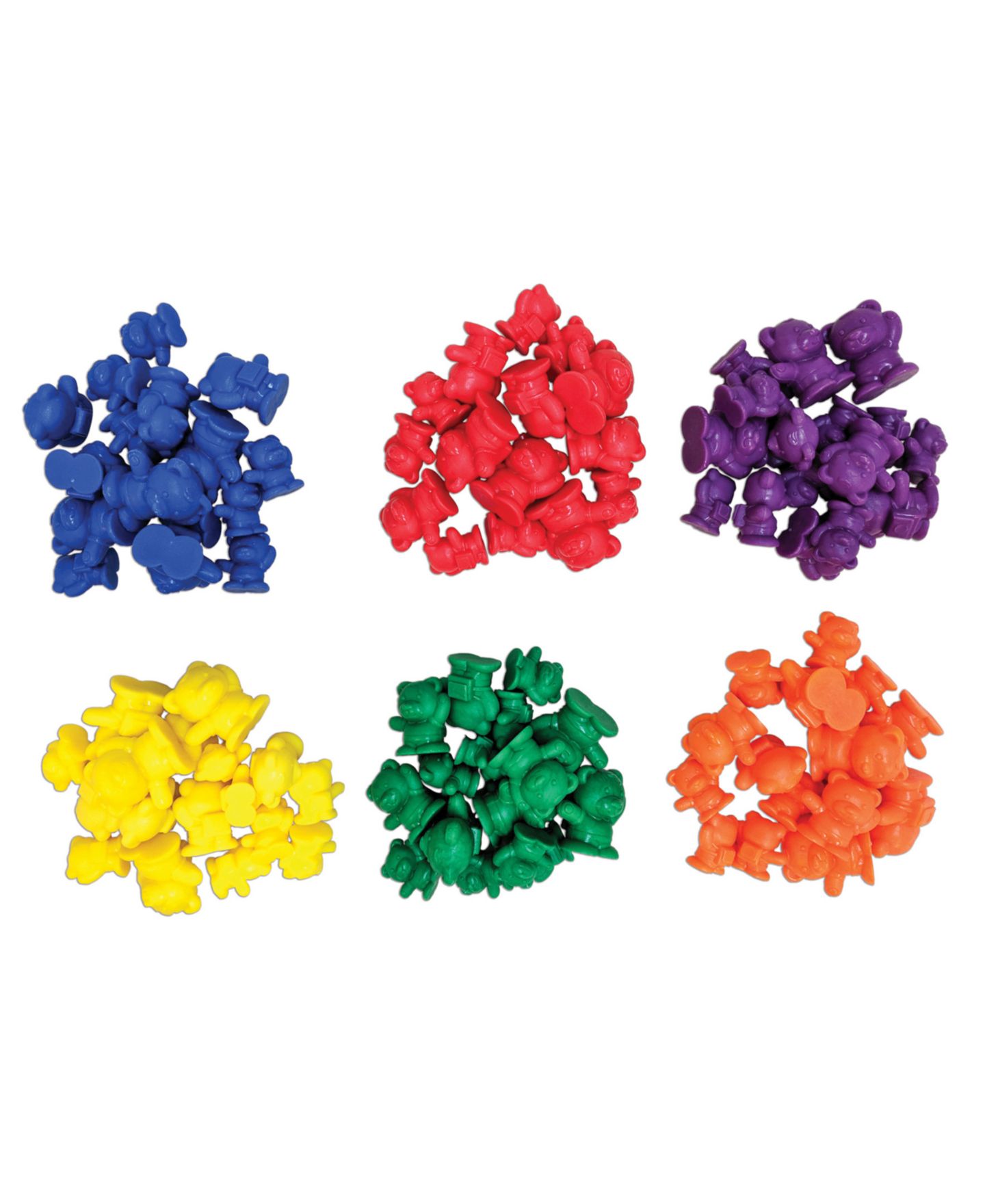 Детские игрушки edxeducation Backpack Bear Counting, Weighted 96-Piece Counters, Ages 4+ — фото 4