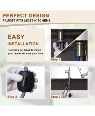 1.8 GPM Single-Handle Pull-Down Kitchen Faucet Single Hole Faucet
